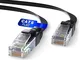 Mr. Tronic Cavo Ethernet Cat 6 da 10m Piatto, Cavo di Rete LAN Cat 6 ad Alta velocità con...