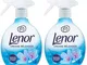 Lenor - Rilasciatore per pieghe spray rimuove le pieghe nel tessuto, profumo di risveglio...