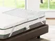 Bedshire Topper Singolo 80x190 Materasso Correttore in Memory Foam Alto 6 cm con Rivestime...