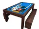 grafica ma.ro srl Tavolo da Biliardo 7 FT Carambola Rich Blu Full Optional E Piano Tavolo...