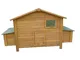 Suinga Gallerino in legno Maxi per galline 191 x 89 x 110 cm. Casetta in legno di grandi d...