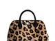 Borsa princess midi lycra stampata leopard 10530N