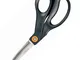 Fiskars Forbici per fiori con lama dentata, Lunghezza: 19 cm, Lame in acciaio inossidabile...