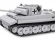 COBI- Panzer VI Tiger Blocchi di Costruzione, Colore Grigio, 2703