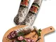 Salame Siciliano di suino nero dei Monti Nebrodi in sottovuoto 450 gr ca. By Nelson Sicily