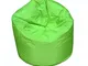 OUTLETISSIMO® Poltrona Sacco Pouf POUFF Puff PUF Verde Modello Mega 90X135cm Nuovo Offerta