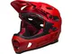 Bell Unisex - SUPER DH MIPS Casco da bicicletta, Mat/Gloss Crimson/Black, S
