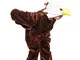 Seruna F125 Costume da Aquila Taglia 4-5 Anni, Costume Costumi per Bambini Ragazzi Ragazze...