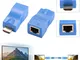 Extender HDMI, da 1080P a RJ45 Ethernet Extender per segnale di rete Adattatore per trasme...