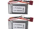 ZYGY 2PCS 7.4V 1800mah T-Head Batteria al Litio ad Alta velocità per WLTOYS A959-B A969-B...