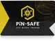 PIN-Safe Scheda Offline cassaforte Dati per Android & iOS Incluso 2. Scheda