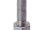 BULLONI ZINC A LEGNO TTQST UNI-5732 10X 50 PZ 100
