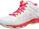 ASICS Gel-Beyond 5 MT, Scarpe da Pallavolo Donna, Bianco (White/Laser Pink 100), 39 EU