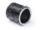 XicT - Set di 3 tubi di prolunga per obiettivi macro Nikon D40 D50 D80 D90 D200 D300 D700...