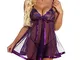 SEDEX Intimo Donna Sexy Babydoll Lingerie Pizzo G-String Sexy Intimo Donna Lingerie Traspa...