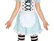 Guirca- Costume da Alice nel Paese delle Meraviglie, Bambina 3-4 Anni, Colore Celeste, 859...