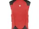 DAINESE Flexagon Waistcoat, Protezione da Sci Bambini e Ragazzi, Rosso/Nero, JM