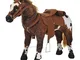 SUPRIEE-TOY Cavallo a Dondolo per Bambini Peluche interattivo for Bambini farciti Cavallo...