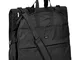 AmazonBasics - Borsa porta abiti Premium pieghevole a 3 sezioni, Nero, 1,67 m