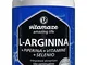 L-Arginina Capsule ad Alto Dosaggio, 360 Capsule con B6, B12 + Acido Folico + Selenio + Pi...