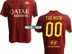 MAESTRI DEL CALCIO Maglia Personalizzata Replica Home Rossa Ufficiale Personalizzabile Nom...