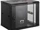 Intellinet 711814 rack Da parete 9U Nero