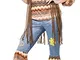 Smiffys Costume Harmony Hippie, con Top, Pantaloni a Zampa d'Elefante e Gilet