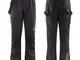 Kappa 6Cento 622A Fisi, Pantalone Uomo, Black/Yellow Gold, L