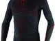 DAINESE 1915932_606_XL/X Giacca da Moto, Nero/Rosso,Taglia X-Large/X