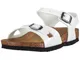 Birkenstock Rio 431473 Sandali unisex bambino, Bianco brillante, 26 stretta