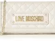 Love Moschino Quilted Nappa Pu, Portafoglio Donna, (Avorio), 15x10x15 cm (W x H x L)