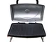 SLP Barbecue tskbuc – Barbecue Portatile a Gas, 48 x 30 x 35 cm, Colore: Argento