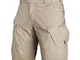 HUILAIBA Uomo Esterni Tattico Pantaloncini Impermeabile Cargo Shorts Tasche Multiple Trasp...