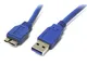 Techly USB3.0 ST.Typ A-ST.MicroB,BL 0,5m