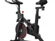 Merax Ergometro Cyclette, Spinning Bike Indoor con volano da 4 kg, indicatore elettronico,...