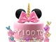 Decorazioni Torte Mouse,Cake Topper Compleanno,Top Cake Topper,Topo Cake Topper Kit,Decora...