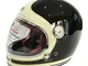 Viper F656 Vintage Casco Integrale Moto Scooter Motorino Caschi Integrali Nero bianco L(59...