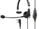 COODIO 2-Pin Cuffia [Boom Microfono] Auricolare Headset [Altoparlante Audio Superiore] la...