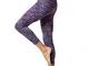 LAPASA Donna Allenamento Leggings Opaco Yoga Fitness Spandex Palestra Pantaloni L01 (S, Bl...