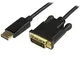 StarTech.com Cavo convertitore DisplayPort a DVI da 91 cm, Adattatore DP a DVI-D, Nero 192...