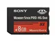 Sony MSHX8B Memory Stick PRO-HG DUO HX 8 GB, Nero