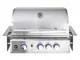 Allgrill Top-Line Chef M Built-In - Barbecue a gas da incasso con Air System in acciaio IN...
