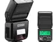 Flash Speedlite per Sony, ESDDI TTL 1/8000 HSS 2.4G Flash senza fili con hot shoe per Sony...