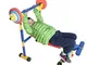 GJJSZ Panca per giocattoli e pressa per gambe,Attrezzatura da allenamento per bambini per...