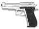 HFC Airsoft Pistola. Luce. Sfere PVC - 6mm Bacino Argento Potenza 0,27 Joule