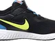 Nike Revolution 5 (PSV), Scarpe da Corsa Unisex-Bambini, Nero (Black/Lemon Venom/Laser Blu...