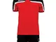 Givova America, Kit Calcio Unisex - Adulto, Multicolore (Rosso/Nero), 3XS