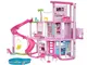 Barbie - Casa dei Sogni di Barbie, playset casa delle bambole con piscina, scivolo a 3 pia...