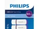 Unità flash USB Philips Snow Edition 64 GB, USB 2.0, confezione da 2