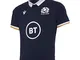 Macron SRU M20 Shirt SS JR, Maglia Replica Home Junior Scotland Rugby 2020/21 Unisex Bambi...